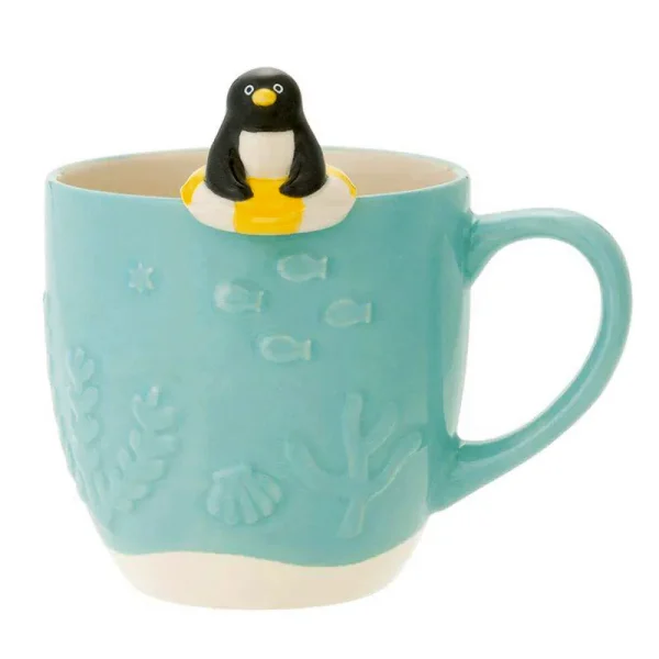 Decole - 杯子及茶匙套裝 Penguin