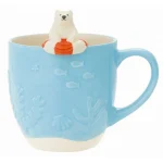 Decole 北極熊救生圈杯子及茶匙套裝