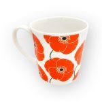 Miffy 紅花陶瓷杯 背面