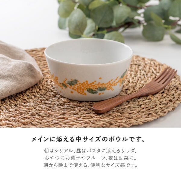 Mimosa 美濃燒主菜碗為餐桌增添明亮色彩