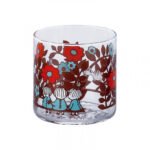 Moomin 姆明日本製玻璃杯-阿美 Little My款背面