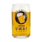 日本啤酒杯Super Umai 款式裝着啤酒令圖案更鮮明特出