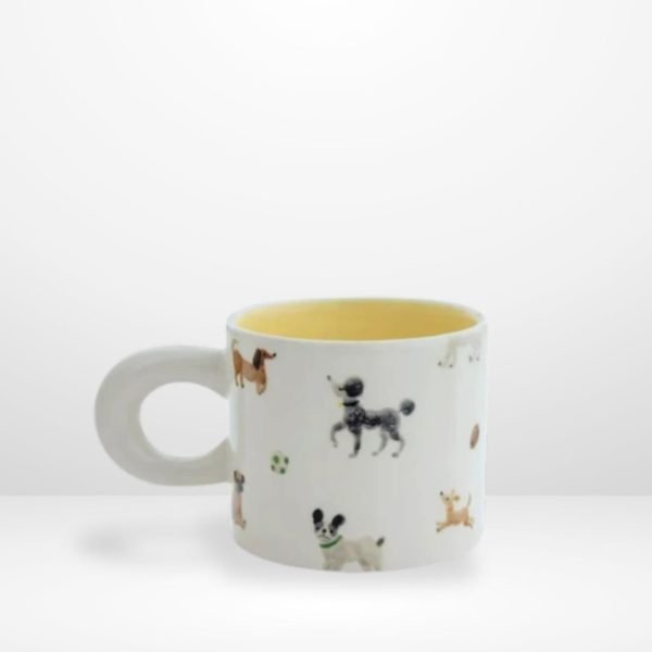 Dessin 手繪杯 - 黃色小狗款式後面