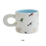 Dessin 手繪杯 - 藍色小鳥款式後面