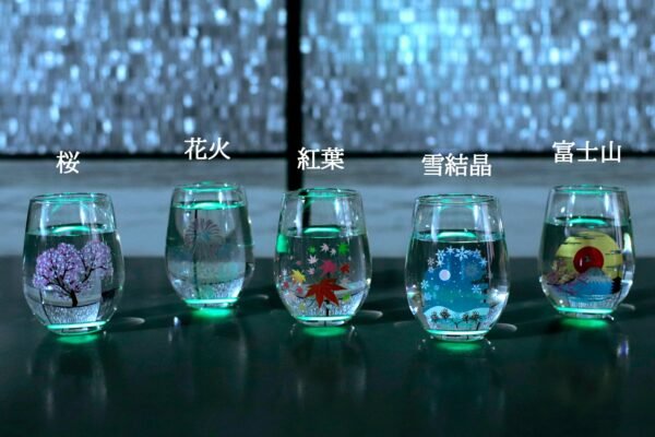 高木陶器月光冷感杯 - 4種不同的設計 - under the light