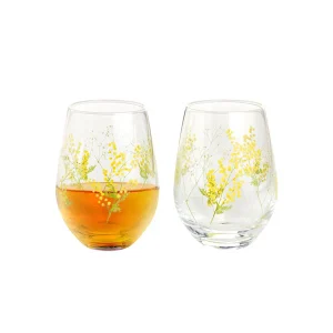 花語系列玻璃杯套裝 - 含羞草2