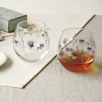 玻璃杯2件套裝 - 紫羅蘭