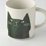 手工繪製貓咪杯白色款