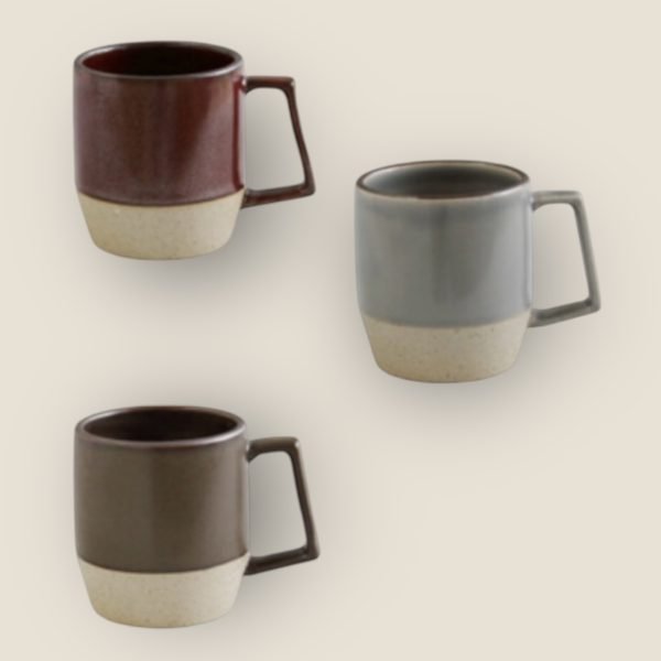 ViV 雙色陶瓷杯 330ml 3種不同顏色