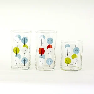 Rokuro Blut's 六魯 小樹玻璃杯 綠色|紅色