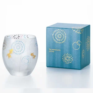 ADERIA石塚硝子 夏日煙火矮身杯 一對裝