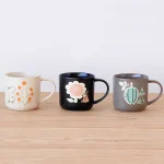 姆明瓷杯木盒套裝 - 姆明|史力奇|阿美 三個款式杯子正面