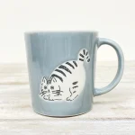 Necoto 貓貓陶瓷杯 - 藍色 正面