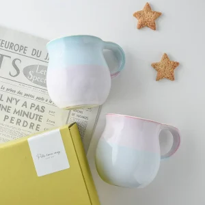 Yamani 粉色系美濃燒馬克杯 - 兩件套裝