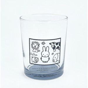 Miffy & Animals 玻璃杯 - 藍色