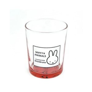 Miffy & Animals 玻璃杯 - 紅色