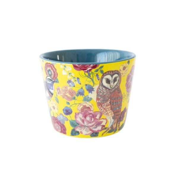 Nathalie Lete 陶瓷杯子 - 藍色鳥兒款