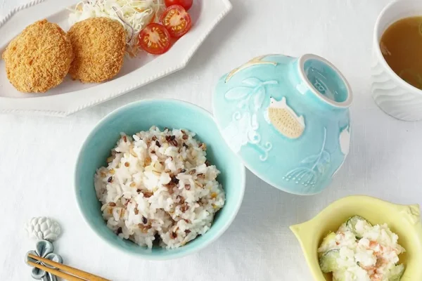 Yoshizawa 益子燒森林動物飯碗