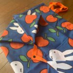 MIFFY 米菲 汽車後座懸掛式收納袋藍色款 圖案特寫