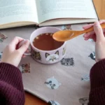 粉紅色 CDF ètendue I LOVE CAT！貓咪湯碗裝着湯