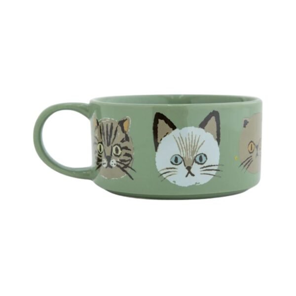 CDF ètendue I LOVE CAT！貓咪湯杯 綠色款背面