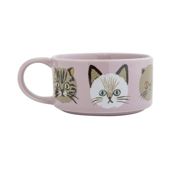 CDF ètendue I LOVE CAT！貓咪湯杯粉紅色款背面