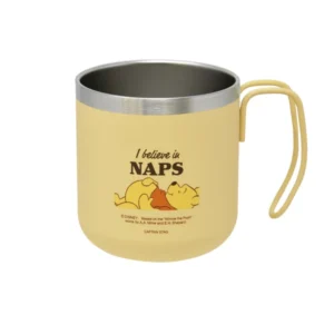 CAPTAIN STAG × Disney 不鏽鋼真空保溫杯－Winnie the Pooh（正面）