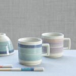 日本製 Tetote 美濃燒情侶杯 (正面)