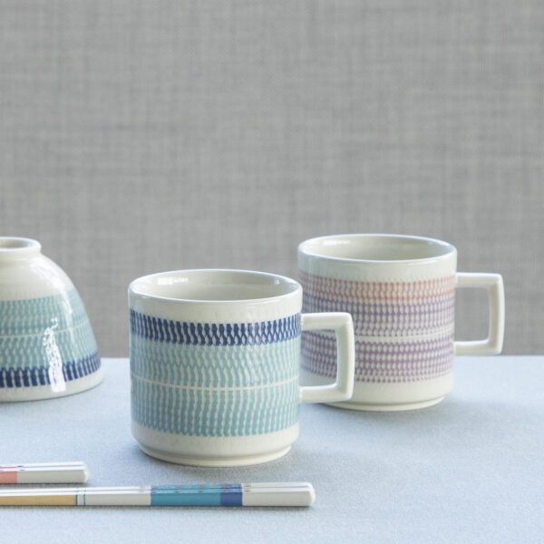 日本製 Tetote 美濃燒情侶杯 (正面)