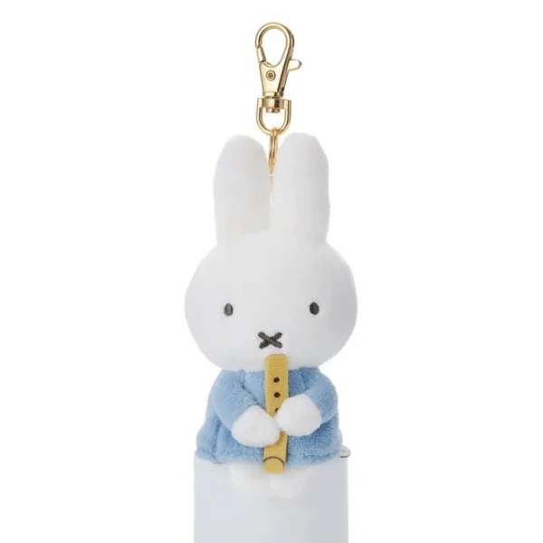 Miffy 公仔掛飾 - 藍色裙笛子款