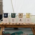 CAPTAIN STAG × Disney 不鏽鋼真空保溫杯－Winnie the Pooh（同系列 4 款並排展示，正面）