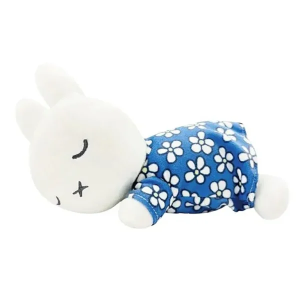 Miffy 熟睡公仔 - 藍色白花裙子