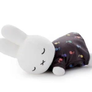Miffy 熟睡公仔 - 復古音符裙子正面