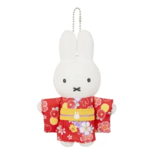 Miffy 公仔掛飾 - 紅色和服