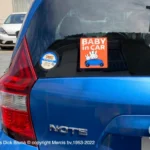 日本製 Miffy 車用貼紙（Kids in Car・車內展示） | Made in Japan Miffy “Kids in Car” Car Sticker – In‑Car Display