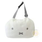 Miffy 米菲 車用掛式絨毛紙巾套｜白色