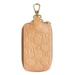 Miffy 米菲 雙層智能鑰匙包 淺啡色, 正面產品展示照