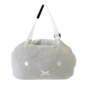 Miffy 米菲 車用掛式絨毛紙巾套｜灰色